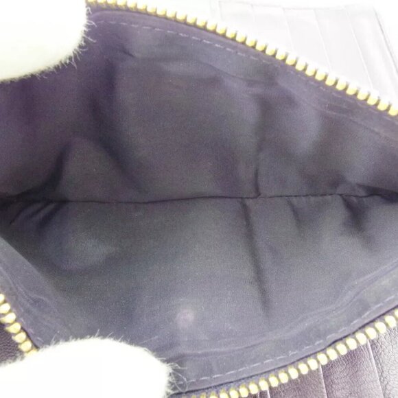 miu miu wallet logo plate leather Authentic Used - Picture 7 of 9